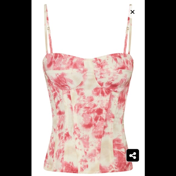 Pretty little thing Tie dye print Skirt & Corset Top - Picture 10 of 10